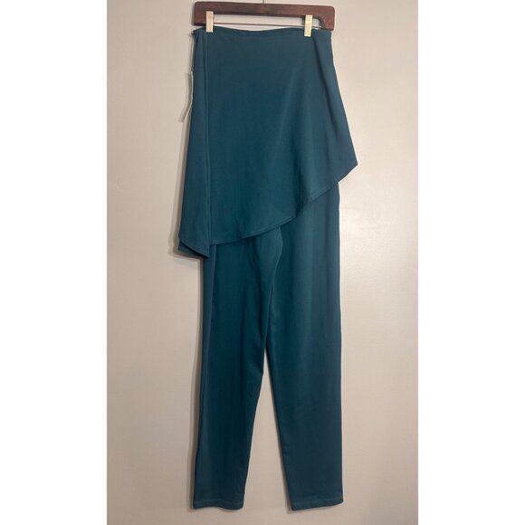 Susana Monaco NWT Pine drapey holiday jumpsuit S - Picture 7 of 7